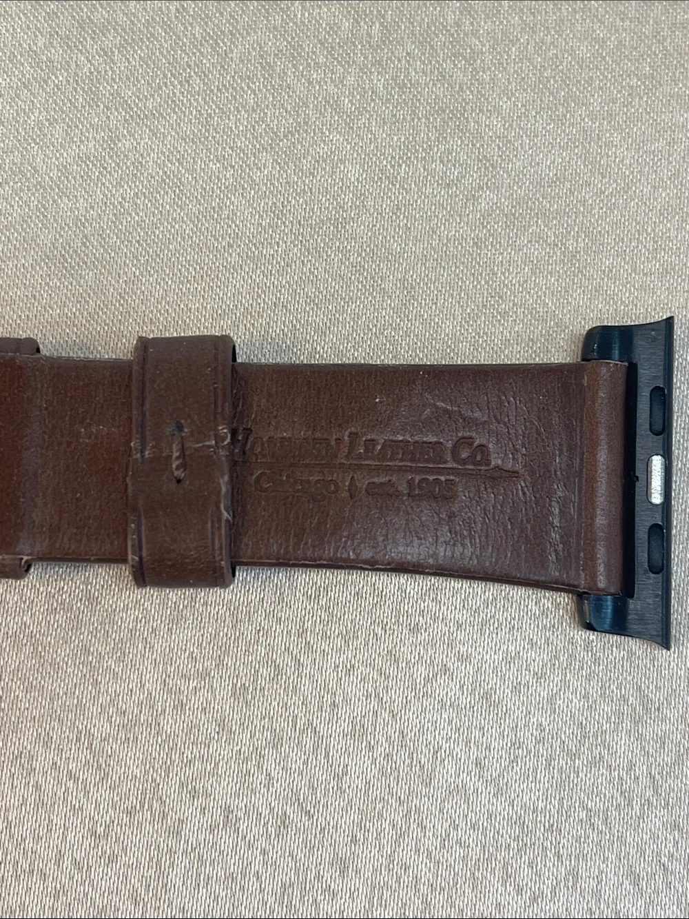 Nomad Brown Leather Watch Band with Navy Perforated Sport Strap set of 2